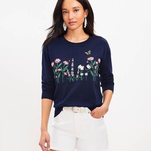 Loft Women's Navy and Blue Jumper